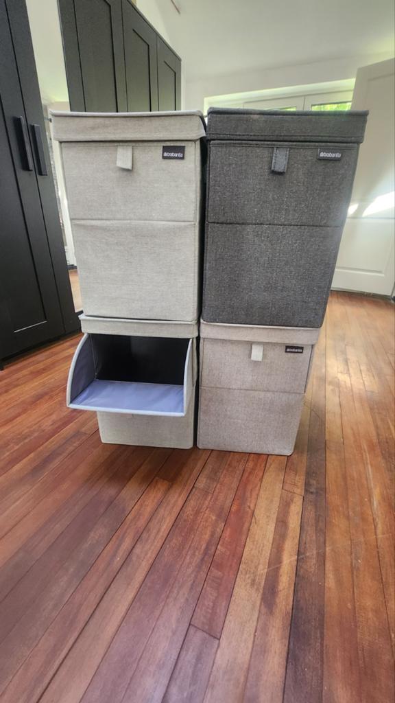 4x Brabantia wasmanden, Ophalen of Verzenden, Gebruikt