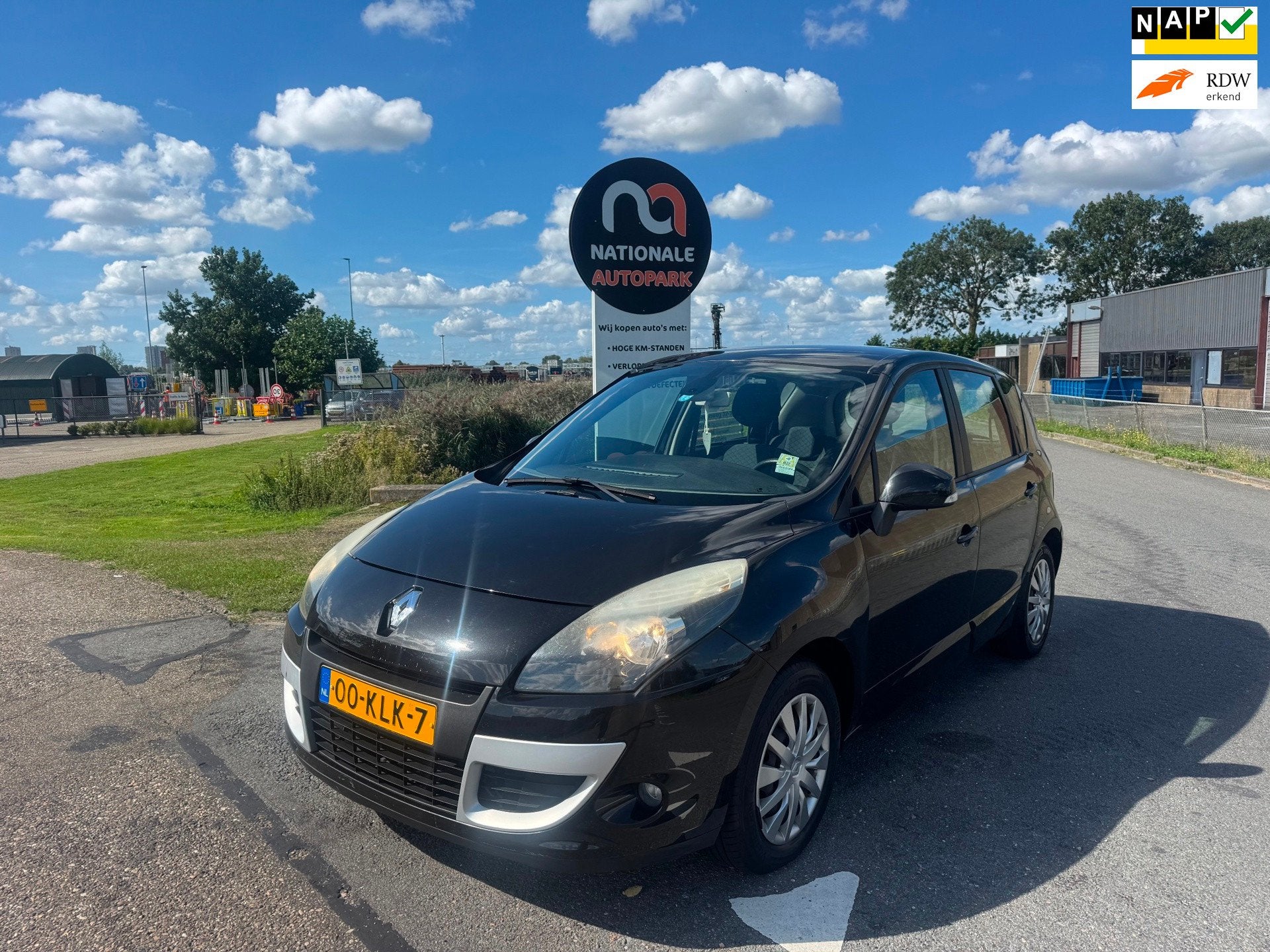 Renault Scénic | 2010 | 2.0 Expression | Export en Handel, Auto's, 4 cilinders, Zwart, Origineel Nederlands, Bedrijf
