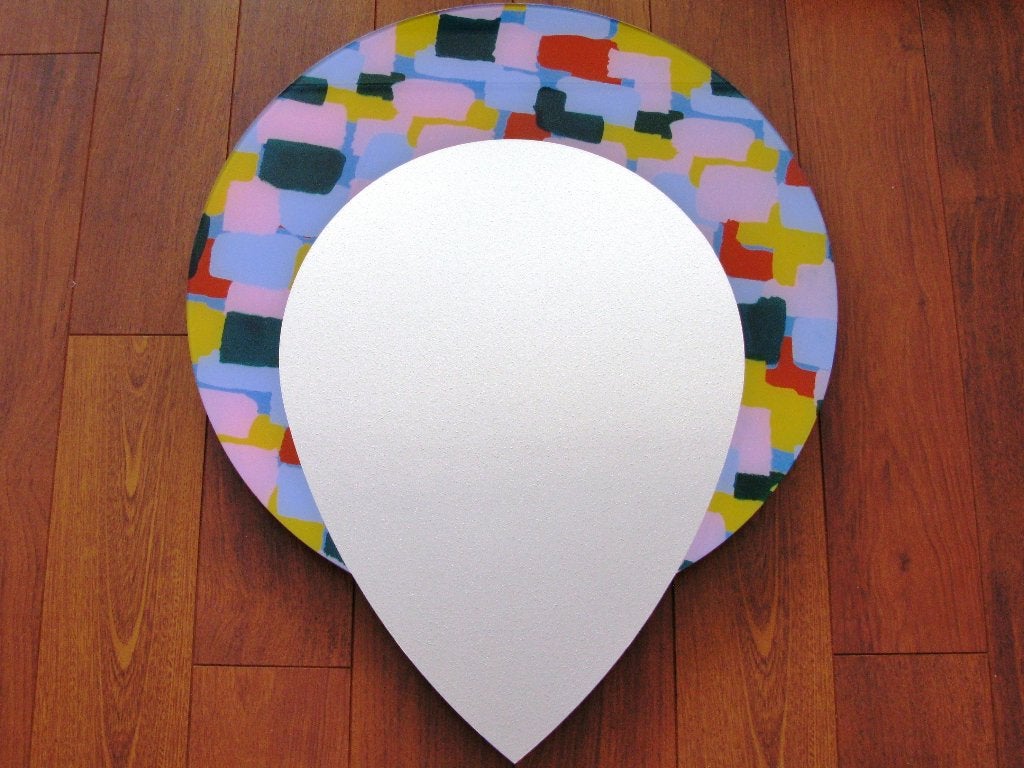33 Mirrors design spiegel Alessandro Mendini / Dagmar Trinks, 80 cm, Wanddecoratie, Gesigneerd, Ophalen