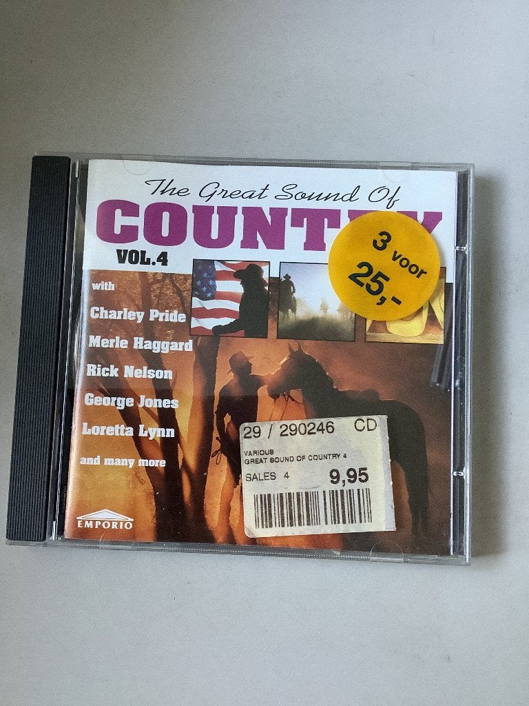 The great sound of country vol 4, Cd's en Dvd's, Cd's | Country en Western, Verzenden, Gebruikt
