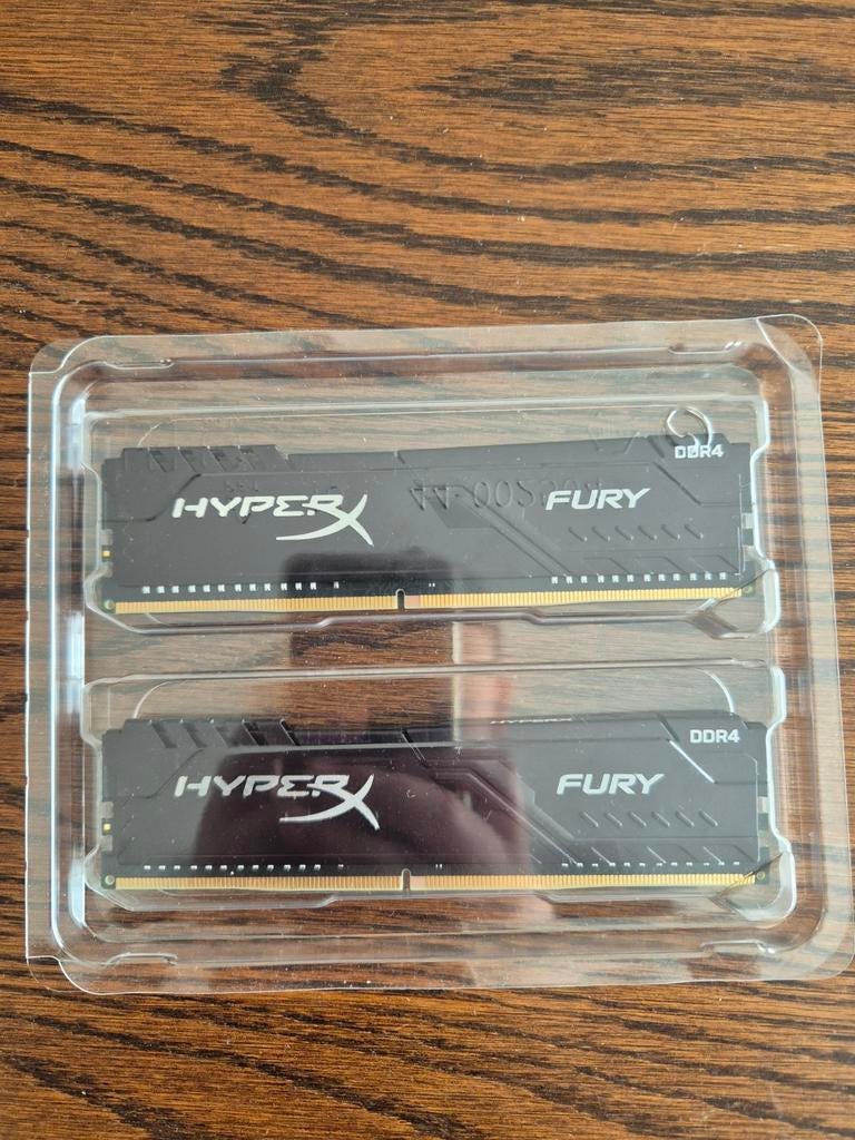 HyperX Fury DDR4 RAM 2x8GB 2666MHz, Computers en Software, RAM geheugen, Server, DDR4, Nieuw, Ophalen of Verzenden