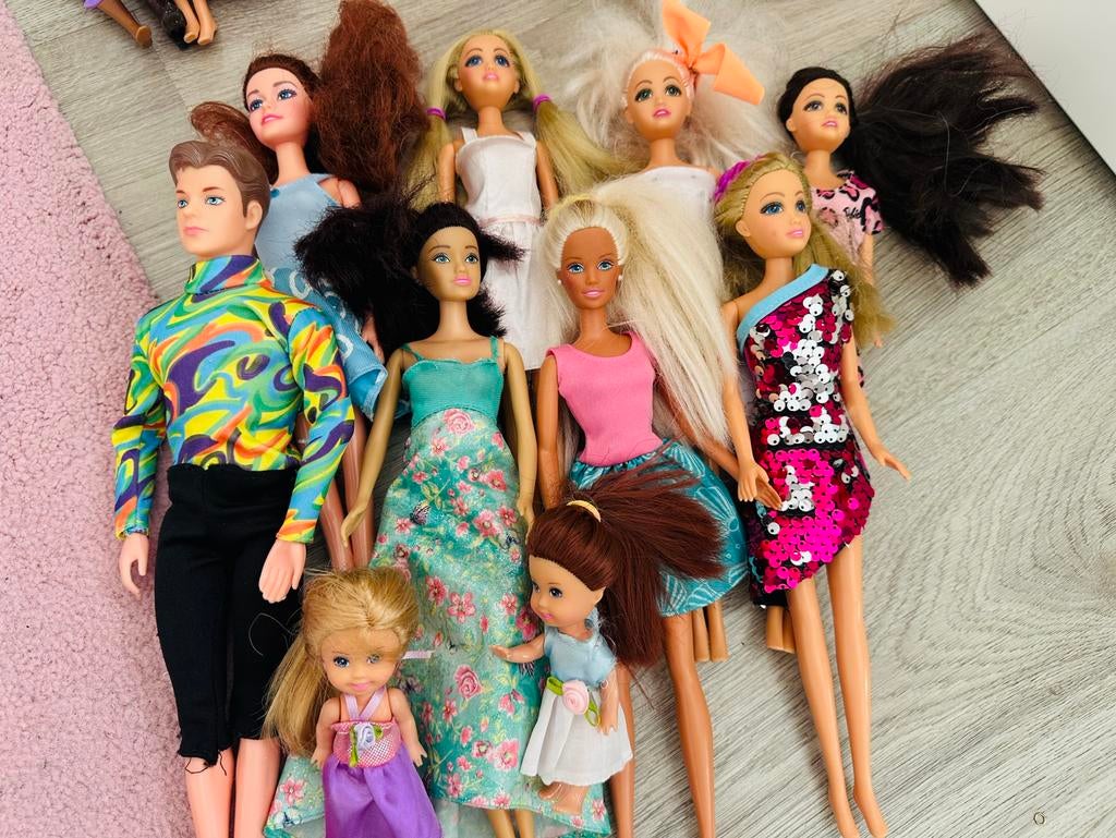 Verschillende barbiepoppen, Ophalen, Zo goed als nieuw, Overige typen