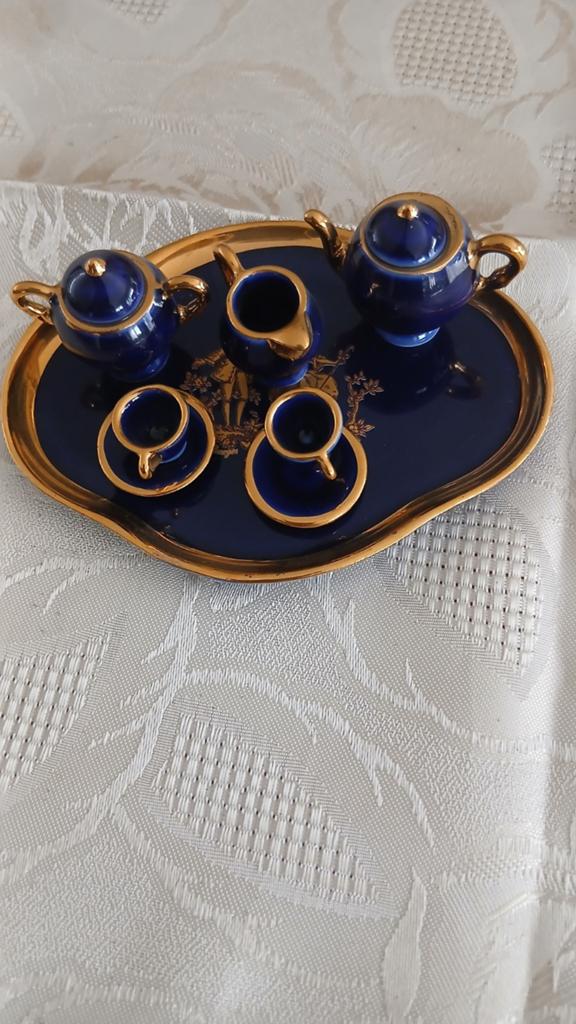 Limoges koffie serviesje, Antiek en Kunst, Antiek | Porselein, Ophalen of Verzenden