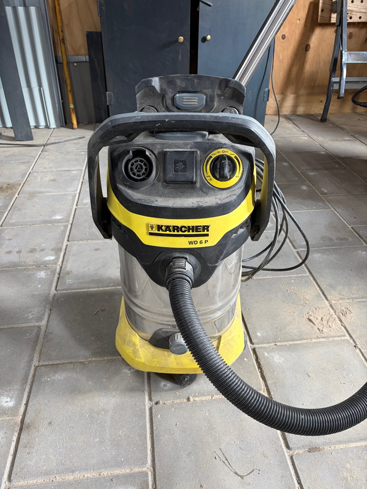 Kärcher WD 6 P Premium Nat- en Droogzuiger, Ophalen, Inclusief accessoires, Gebruikt, Kärcher