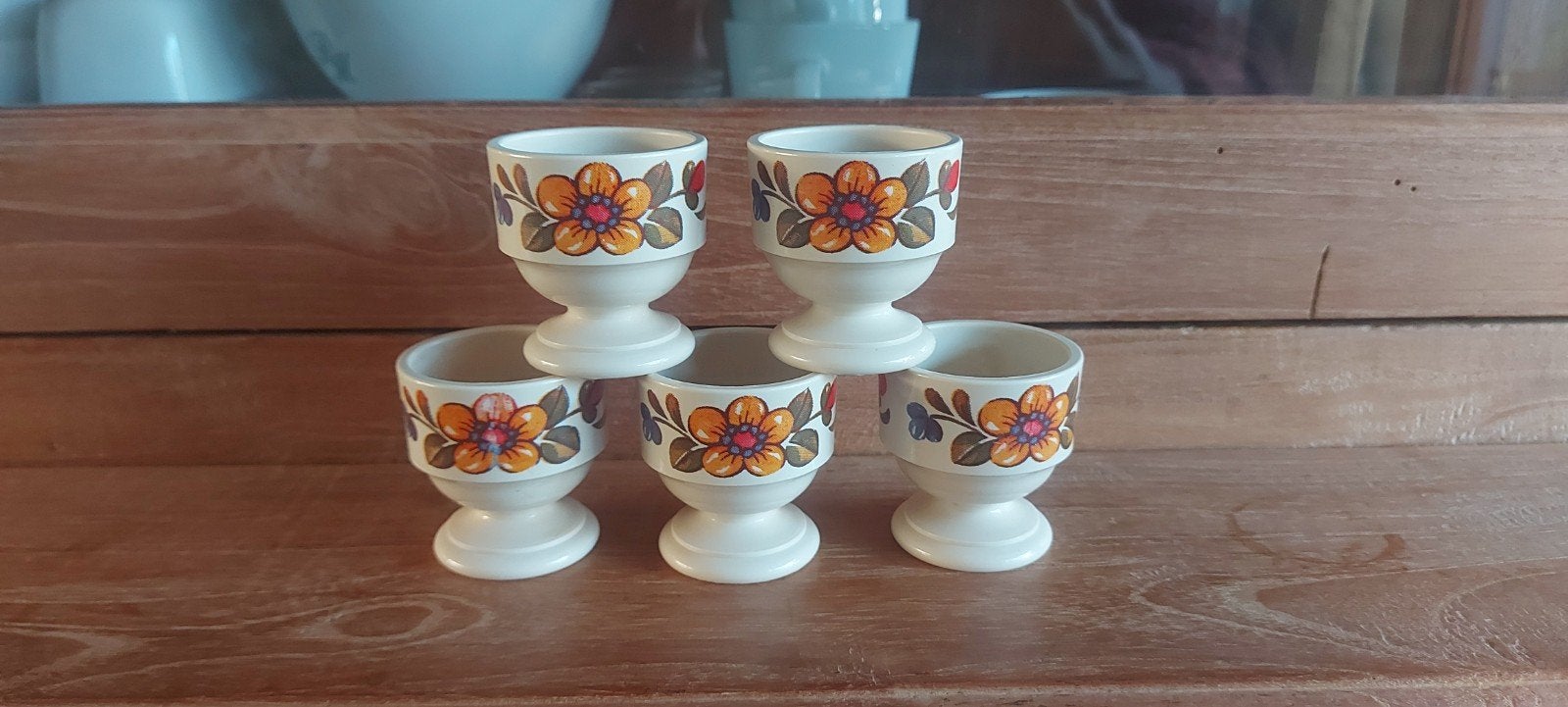 5 emsa vintage eierdopjes, Ophalen of Verzenden, Huis en Inrichting