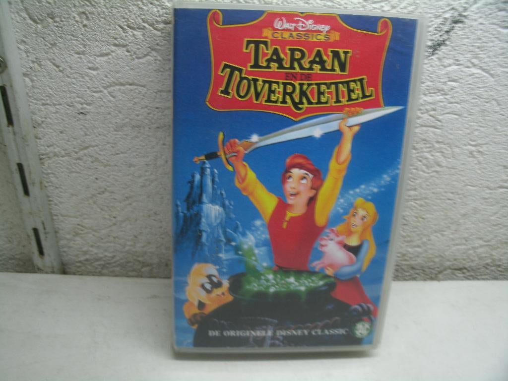 vhs 192a taran en de toverketel, Cd's en Dvd's, Dvd's | Tekenfilms en Animatie, Alle leeftijden, Ophalen of Verzenden, Zo goed als nieuw