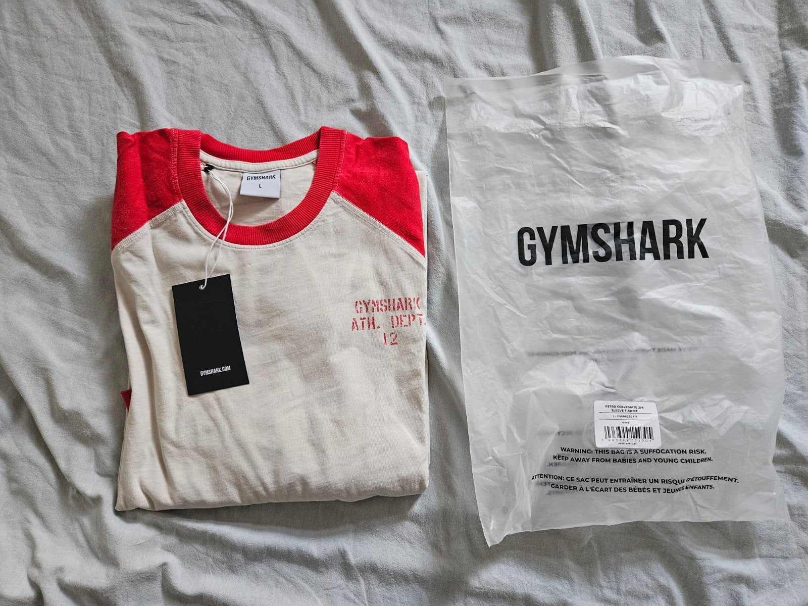 Gymshark T-shirt met lange mouwen maat L, Maat 48/50 (M), Gymshark, Nieuw, Ophalen of Verzenden