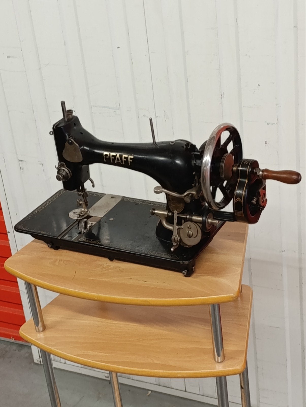 Antieke PFAFF naaimachine - Handbediend, Ophalen of Verzenden