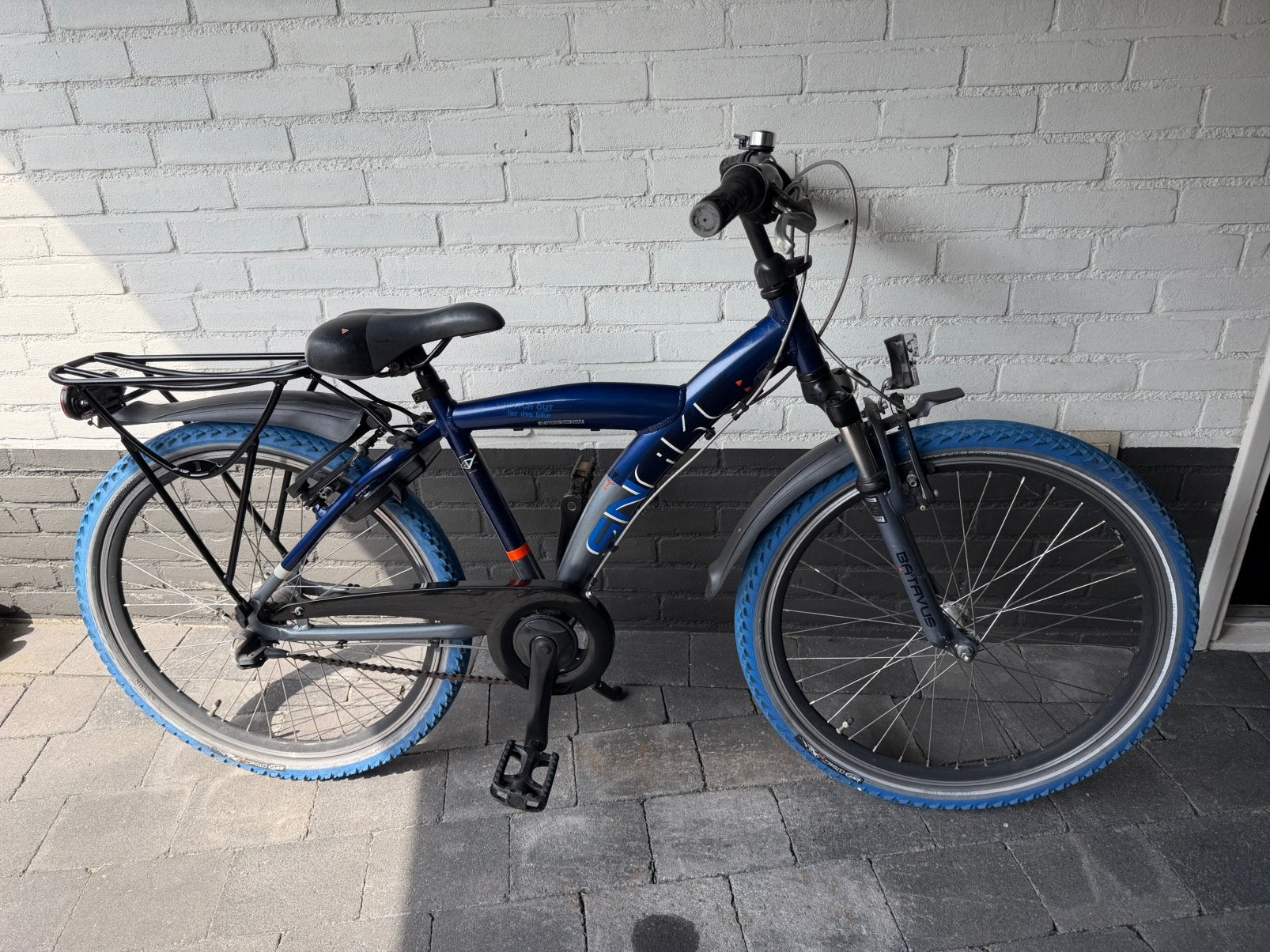 Batavus Snake 24 inch Jongensfiets, Ophalen, Terugtraprem, 24 inch, Versnellingen