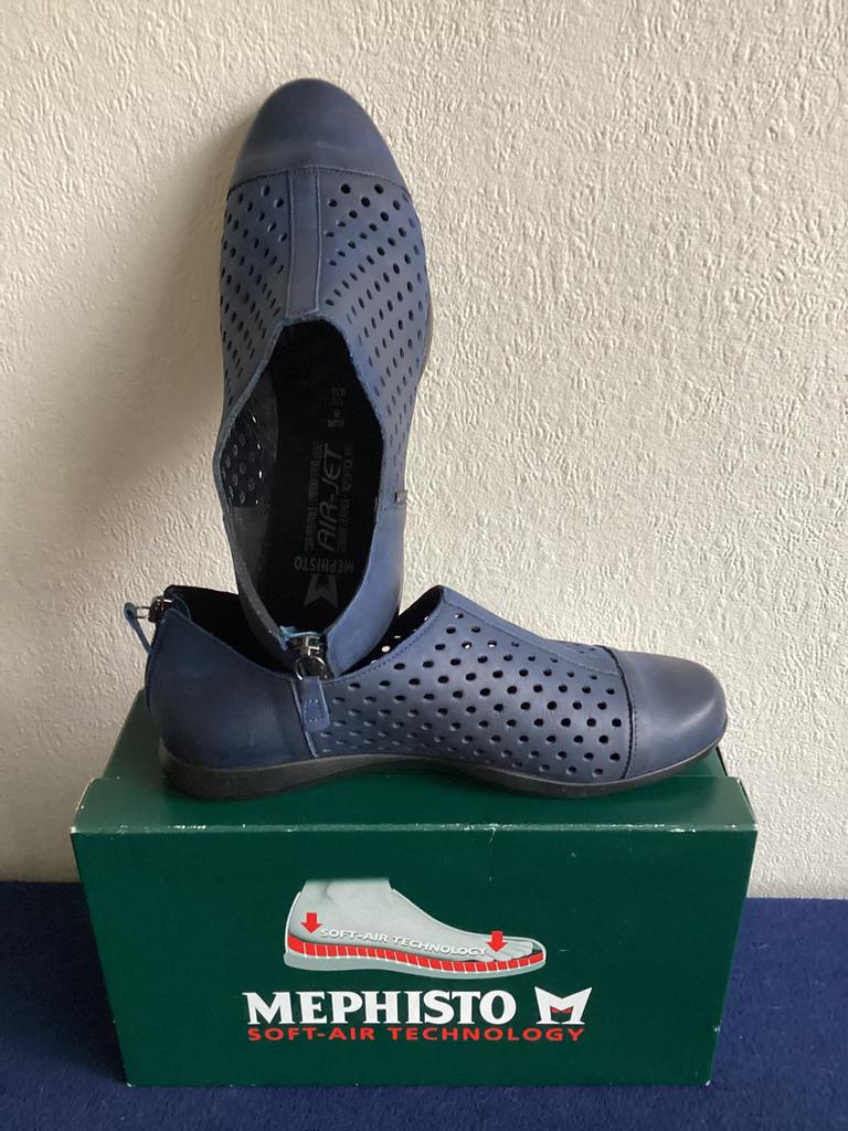Mephisto soft-air dames schoenen, Ophalen of Verzenden, Zo goed als nieuw, Blauw