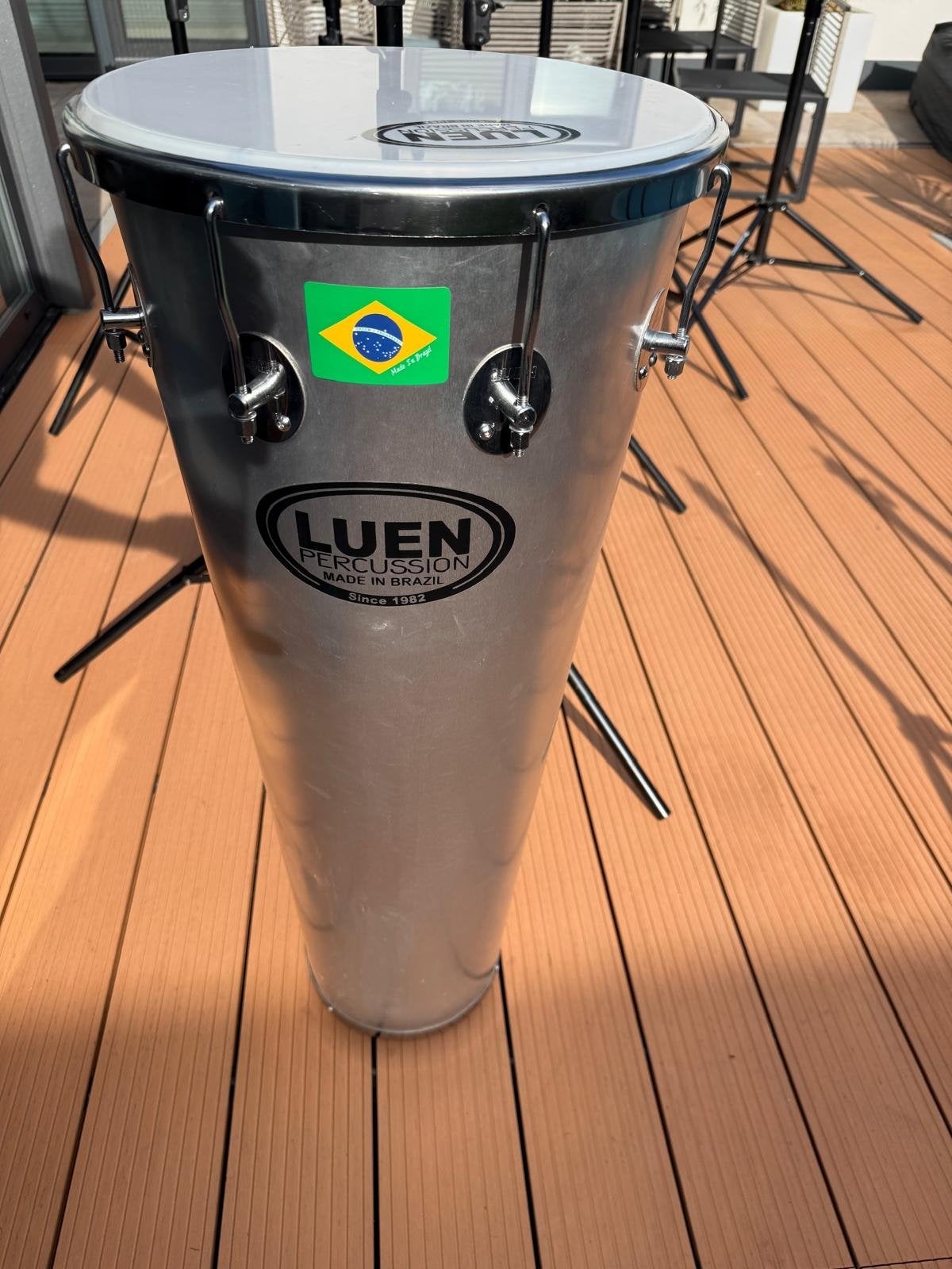 Luen Braziliaanse surdo trommel met Brasilando draagtas, Ophalen of Verzenden, Zo goed als nieuw, Overige merken