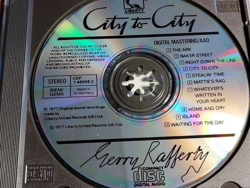 Gerry Rafferty - City To City, Cd's en Dvd's, Cd's | Pop, Ophalen of Verzenden, Zo goed als nieuw