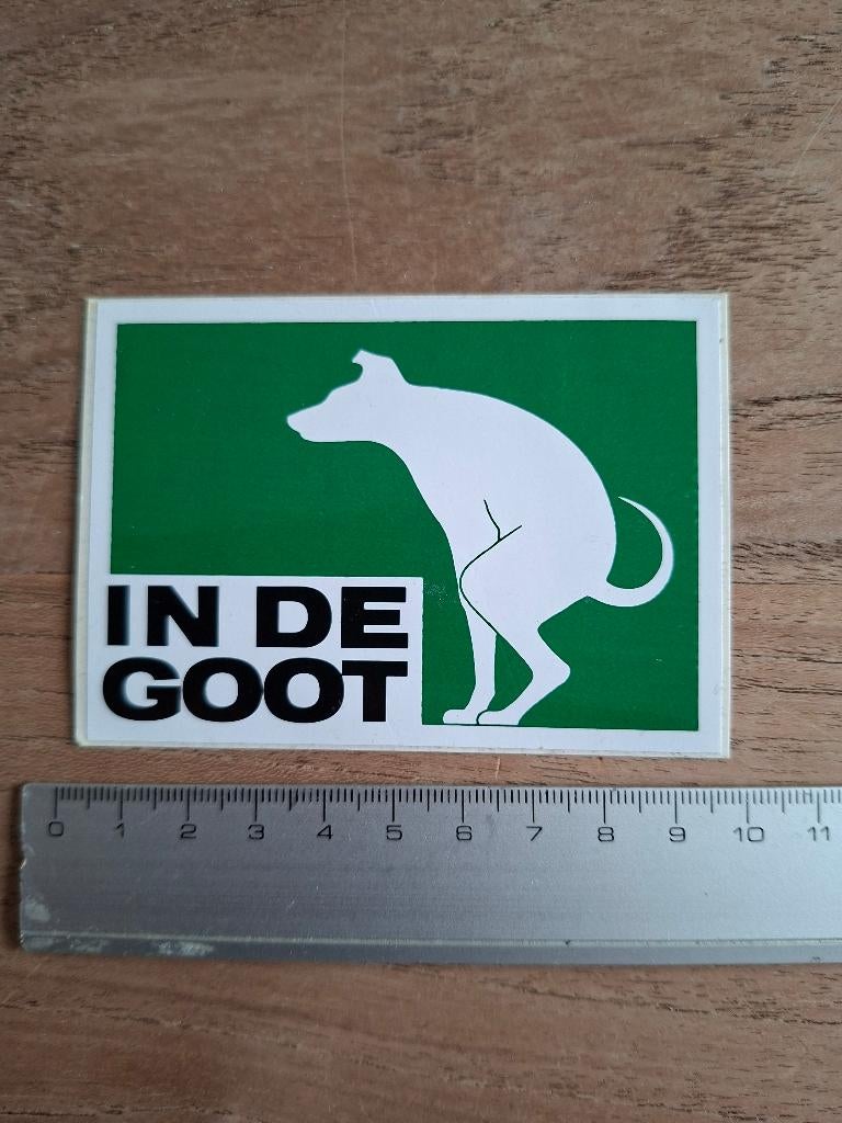 Sticker in de goot, Ophalen of Verzenden, Zo goed als nieuw, Overige typen