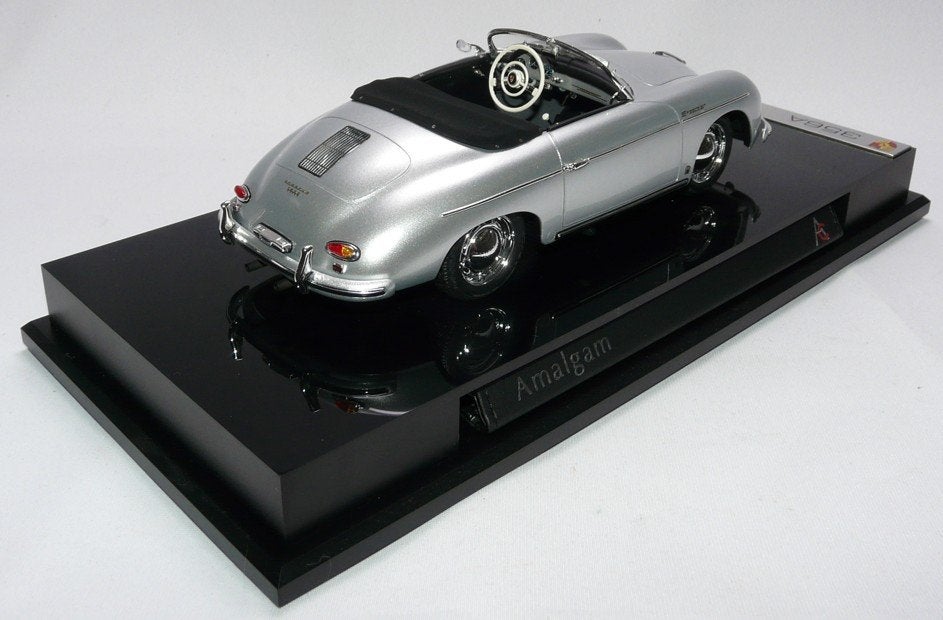 Porsche 365A Speedster Zilver 1:18 van Amalgam, Hobby en Vrije tijd, Modelauto's | 1:18, Ophalen of Verzenden, Nieuw, Auto, Overige merken