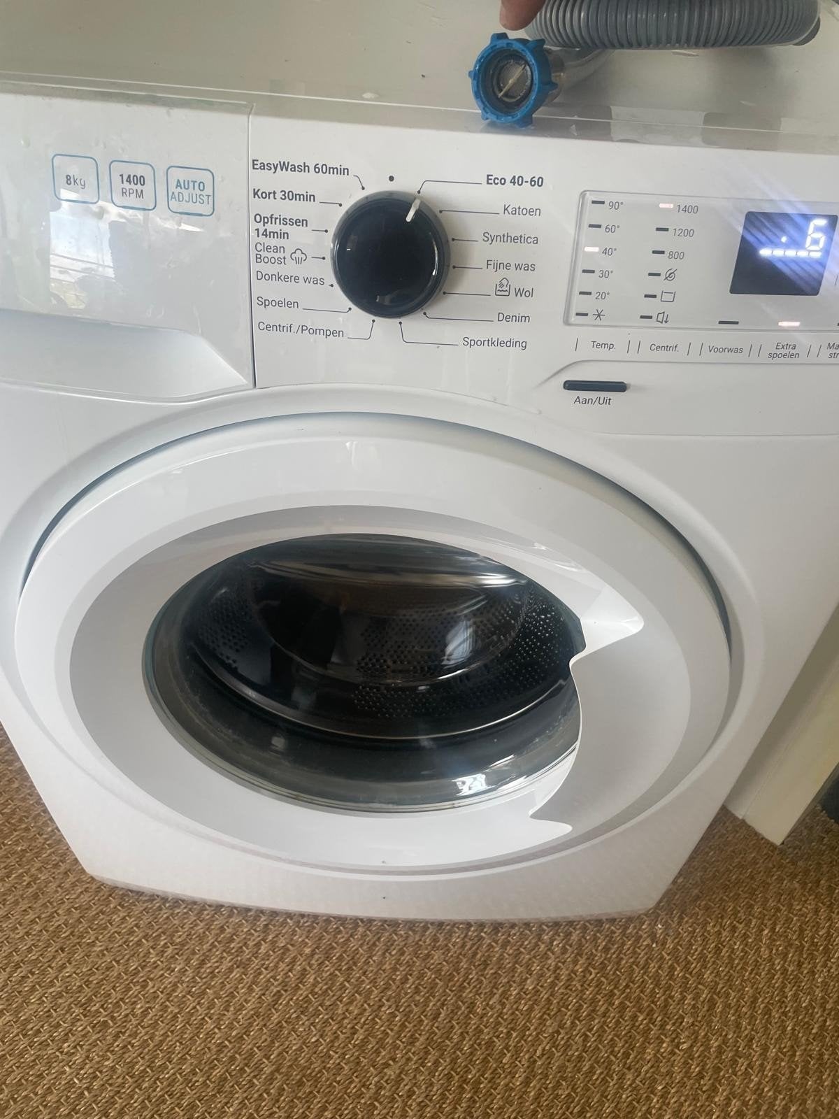 zanussi wasmachine, Witgoed en Apparatuur, Ophalen of Verzenden, Zo goed als nieuw, 85 tot 90 cm, 1200 tot 1600 toeren