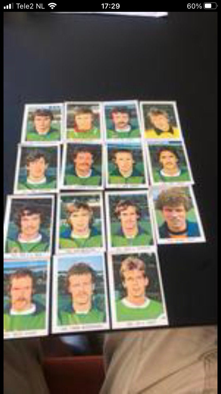 Sparta panini vanderhout 1977-1978, Ophalen of Verzenden, Zo goed als nieuw, Sparta, Poster, Plaatje of Sticker
