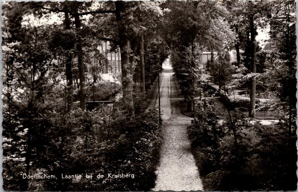 Doetinchem - Laantje bij de Kruisberg (1966) 2x, Verzenden, 1960 tot 1980, Gelopen, Gelderland