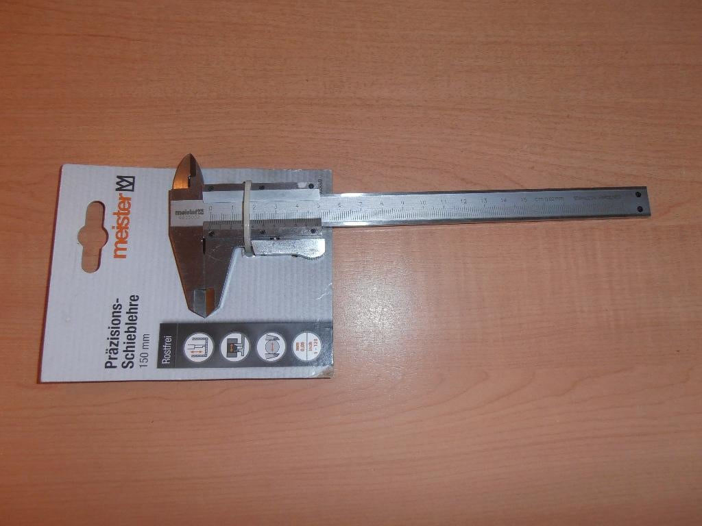 Nieuwe Meister 150mm schuifmaat, Ophalen of Verzenden, Nieuw