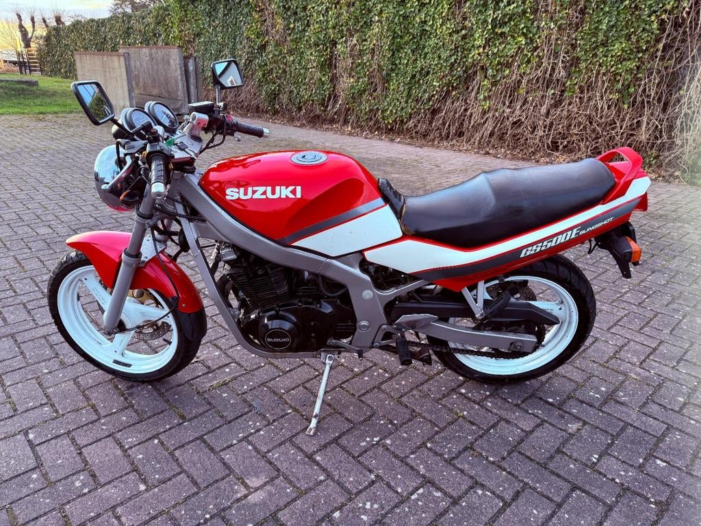 Suzuki GS500E Slingshot - Rode Naked Bike, Motoren, 2 cilinders, Motorrijbewijs A, Gebruikt, Particulier