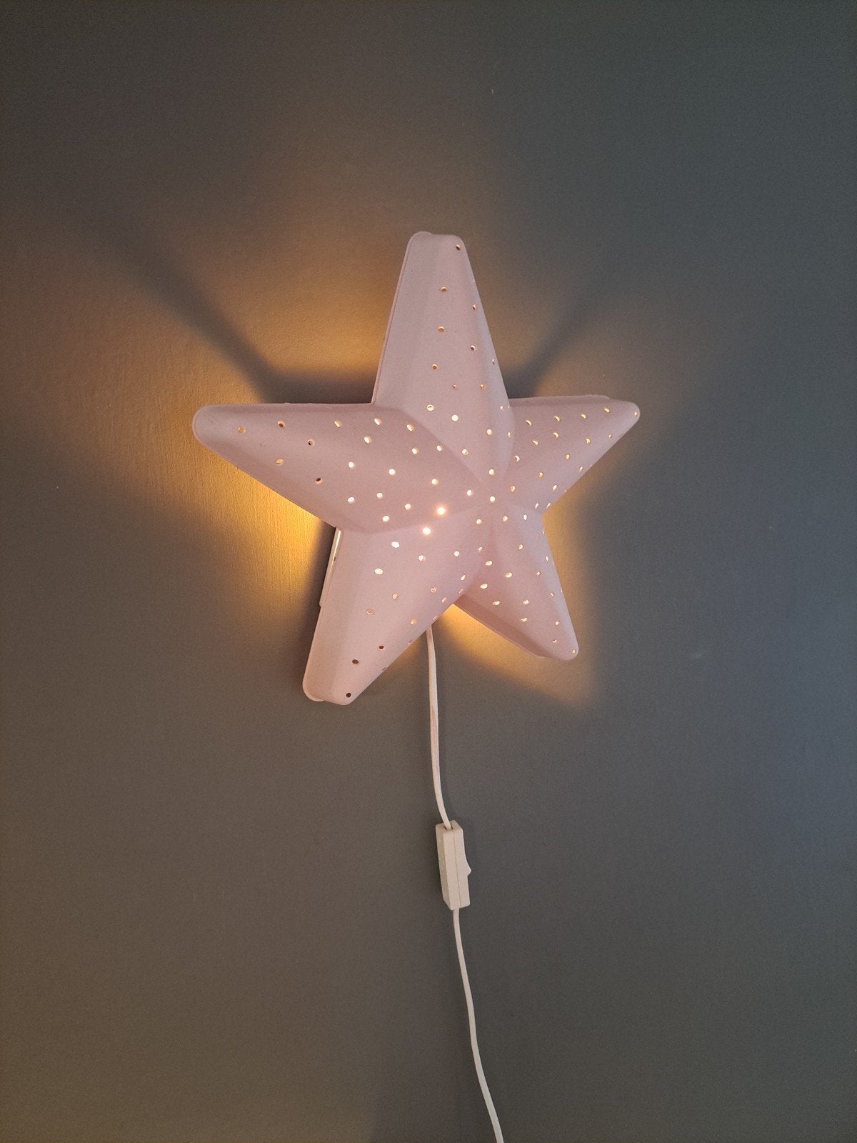 Ikea muur lampje roze,kinderkamer, Ophalen of Verzenden, X, X, X