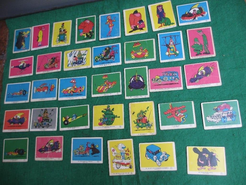Verzameling Wacky Races plaatjes monty gum plaatjes, Ophalen of Verzenden, Gebruikt, Plaatje