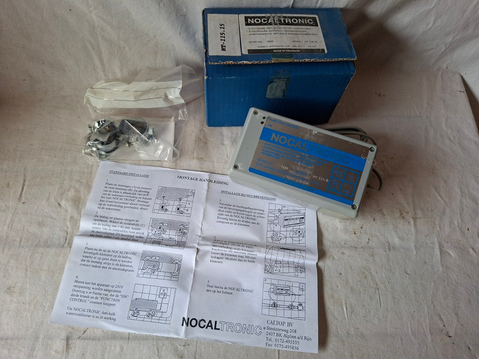 NOCALTRONIC NT-115.15 Elektronische Waterontharder, Ophalen of Verzenden, Zo goed als nieuw, Elektrische waterontharder