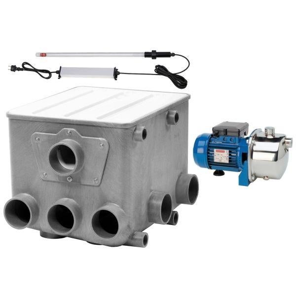 Aquaforte trommelfilter set+jetpomp, Tuin en Terras, Vijver-toebehoren, Ophalen of Verzenden, Nieuw, Vijverfilter