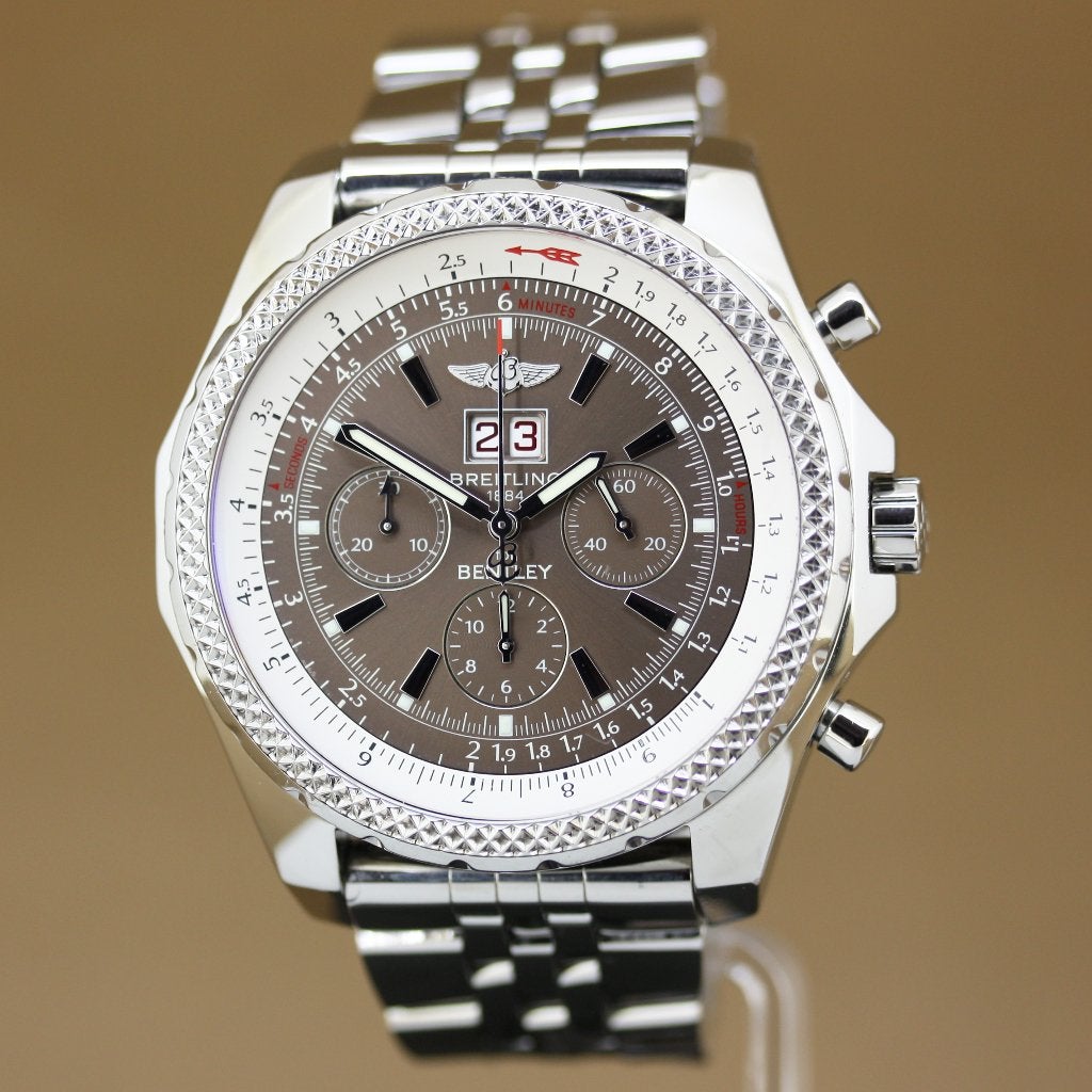 Breitling for Bentley 6.75 A44362 Brons D&P, Staal, Gebruikt, Staal, Breitling