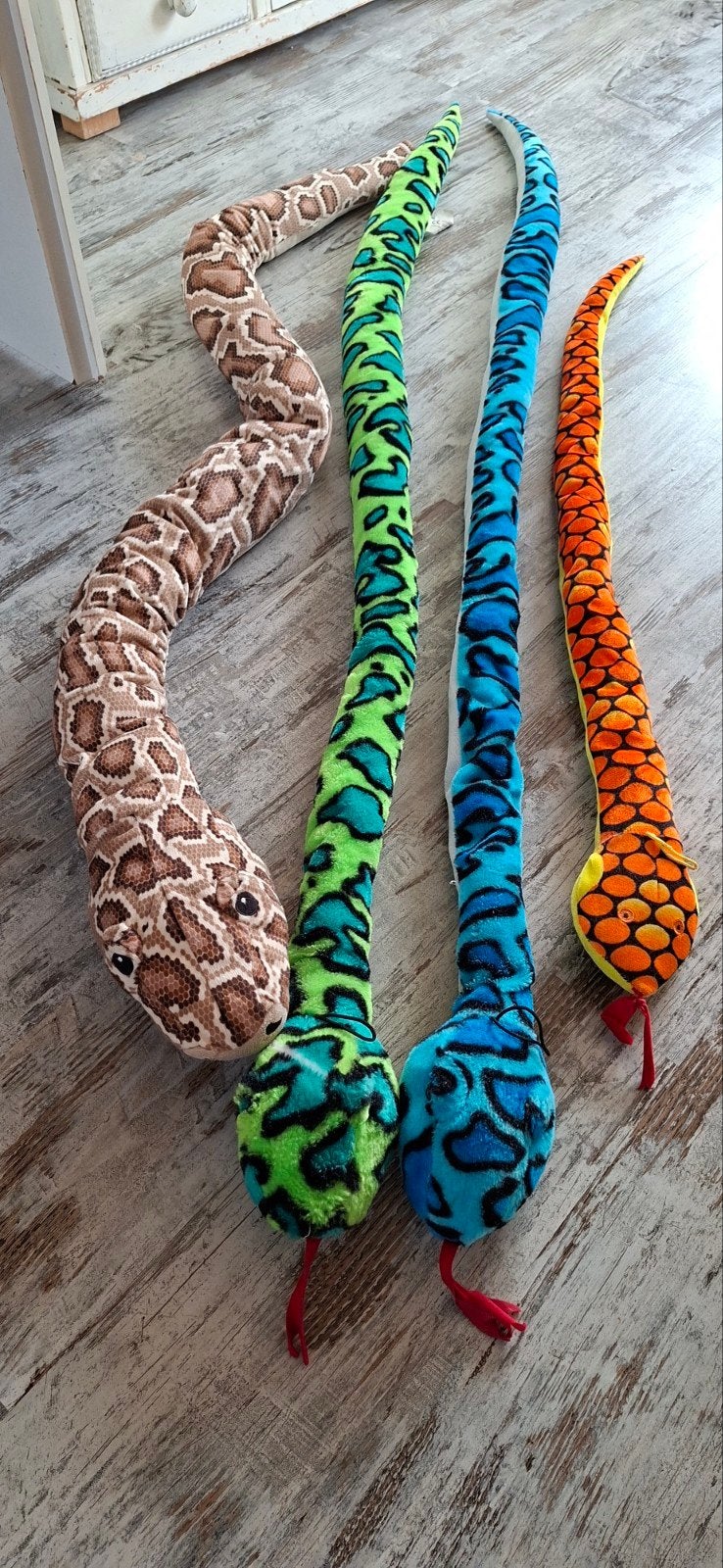 Leuke knuffel slangen, Ophalen of Verzenden, Zo goed als nieuw, Overige typen