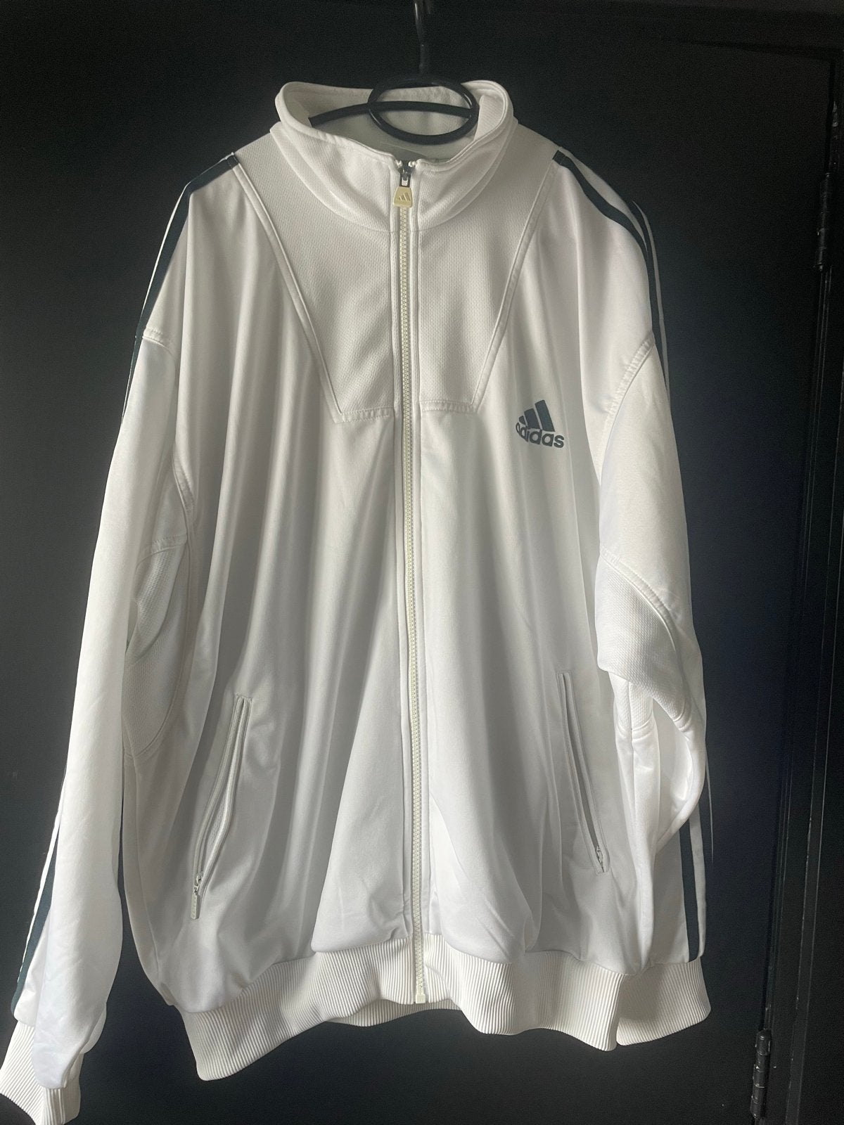 Adidas Trainingsjack Wit - Maat XL, Ophalen of Verzenden, Zo goed als nieuw, Wit