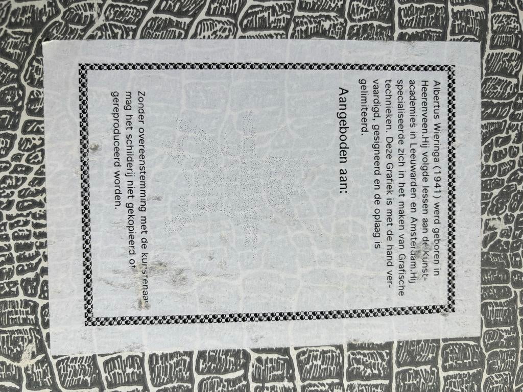 4 Pentekeningen van Albertus Wieringa (1941), Antiek en Kunst, Ophalen of Verzenden
