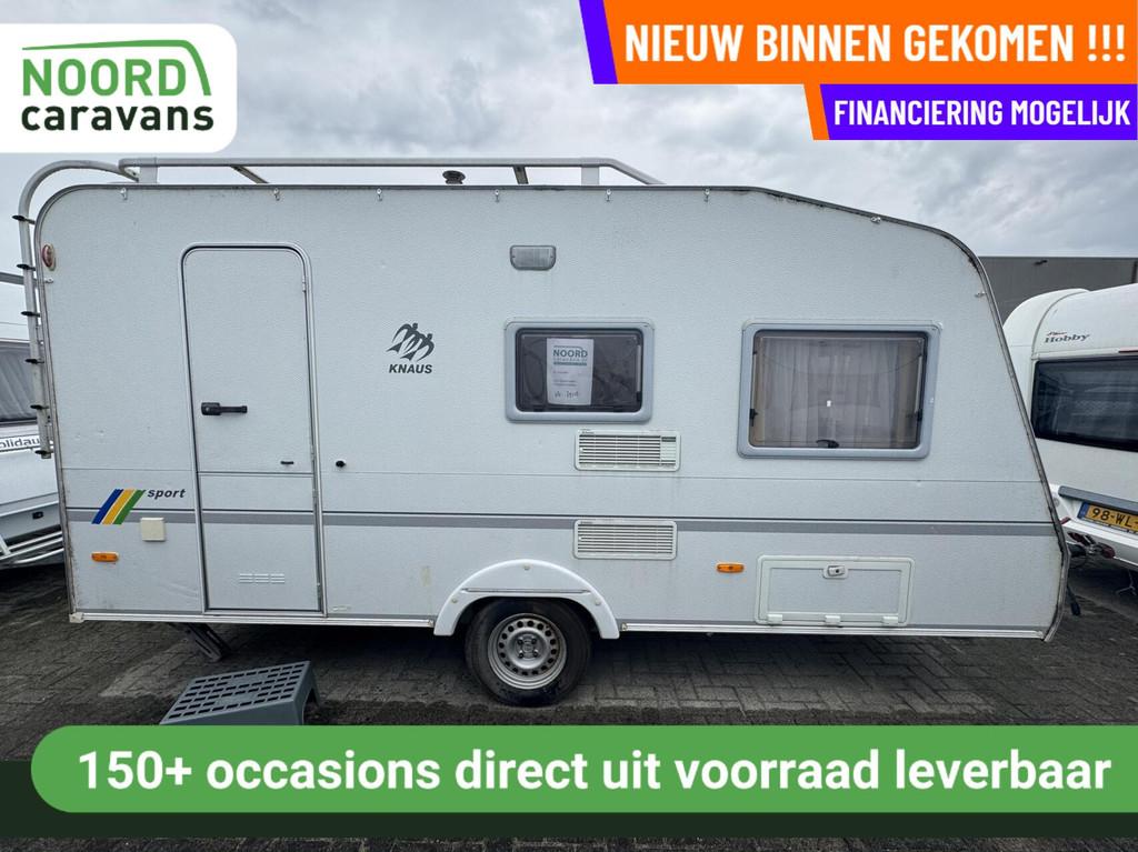 Knaus SPORT W04420, DWARSBED, TREINZIT, VOORTENT, Caravans en Kamperen, Serviceluik, Bedrijf, 750 - 1000 kg, 6 tot 7 meter