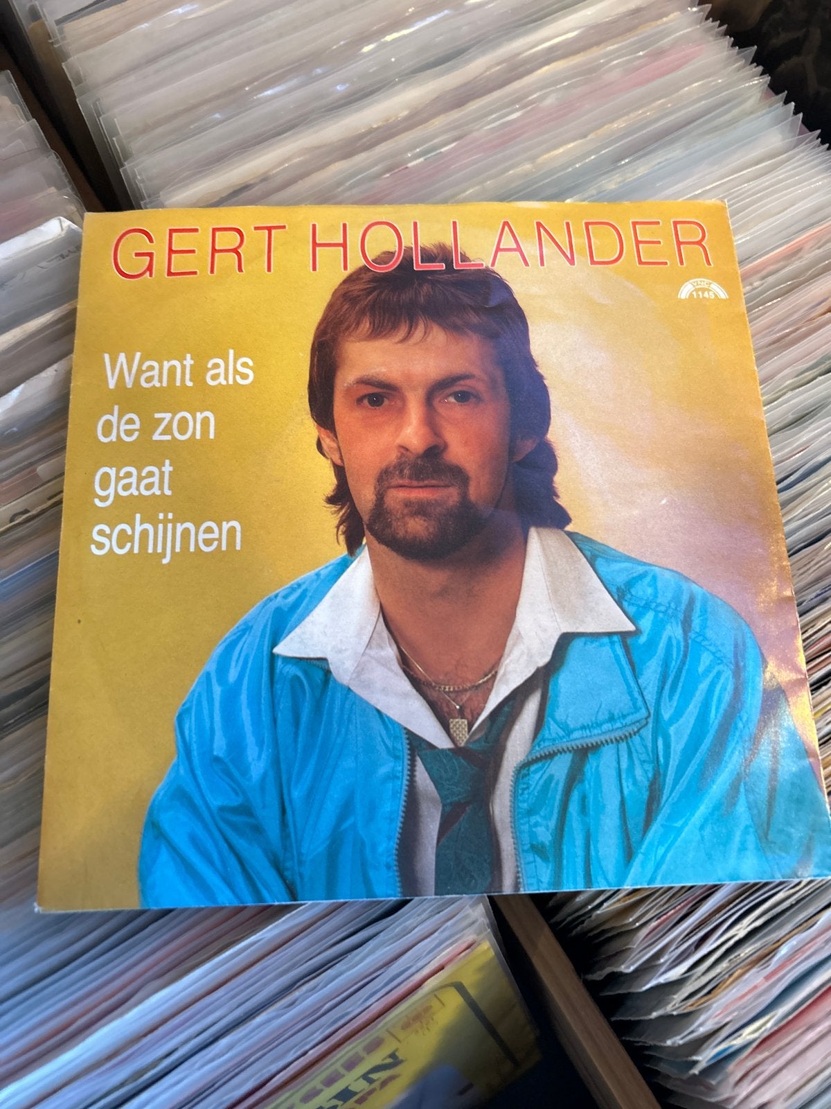 Gert Hollander - Want als de zon gaat schijnen piraat, Gebruikt, 7 inch, Ophalen of Verzenden, Nederlandstalig