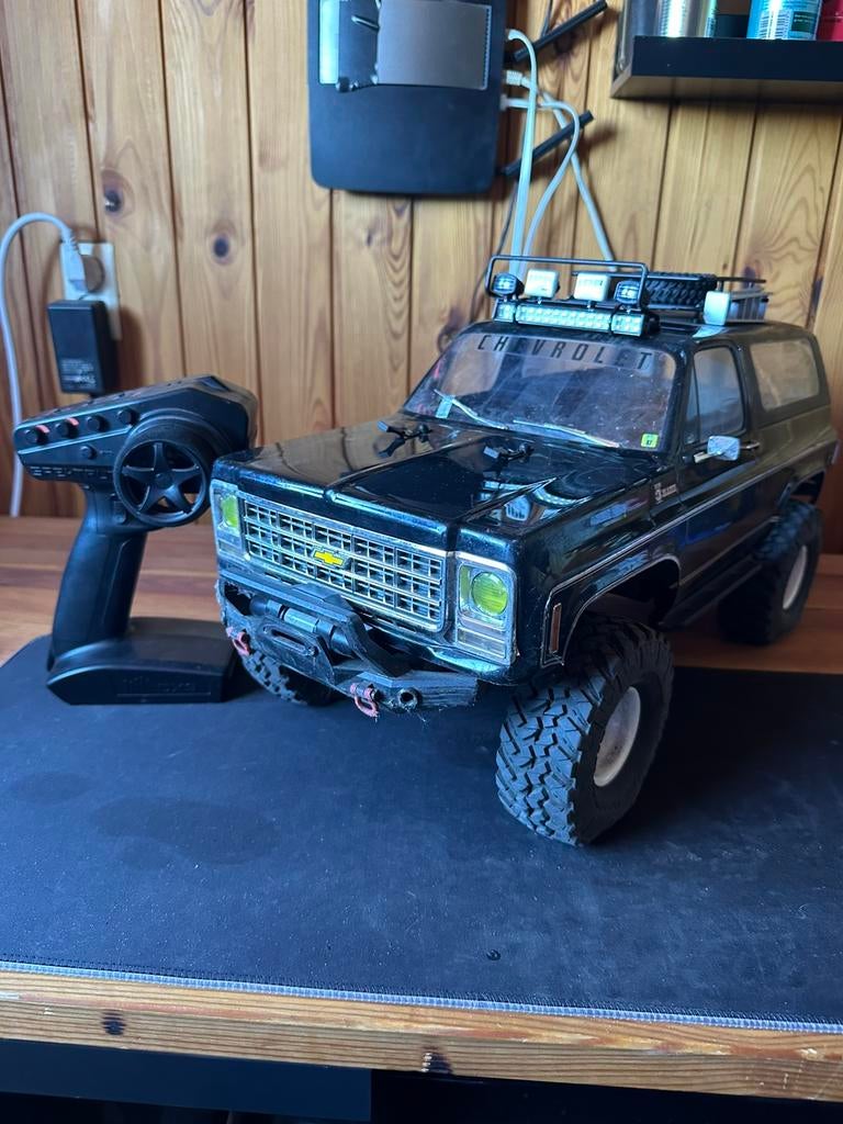 Trx4 hobbywing fusion pro, Auto offroad, Zo goed als nieuw, Schaal 1:10, Ophalen