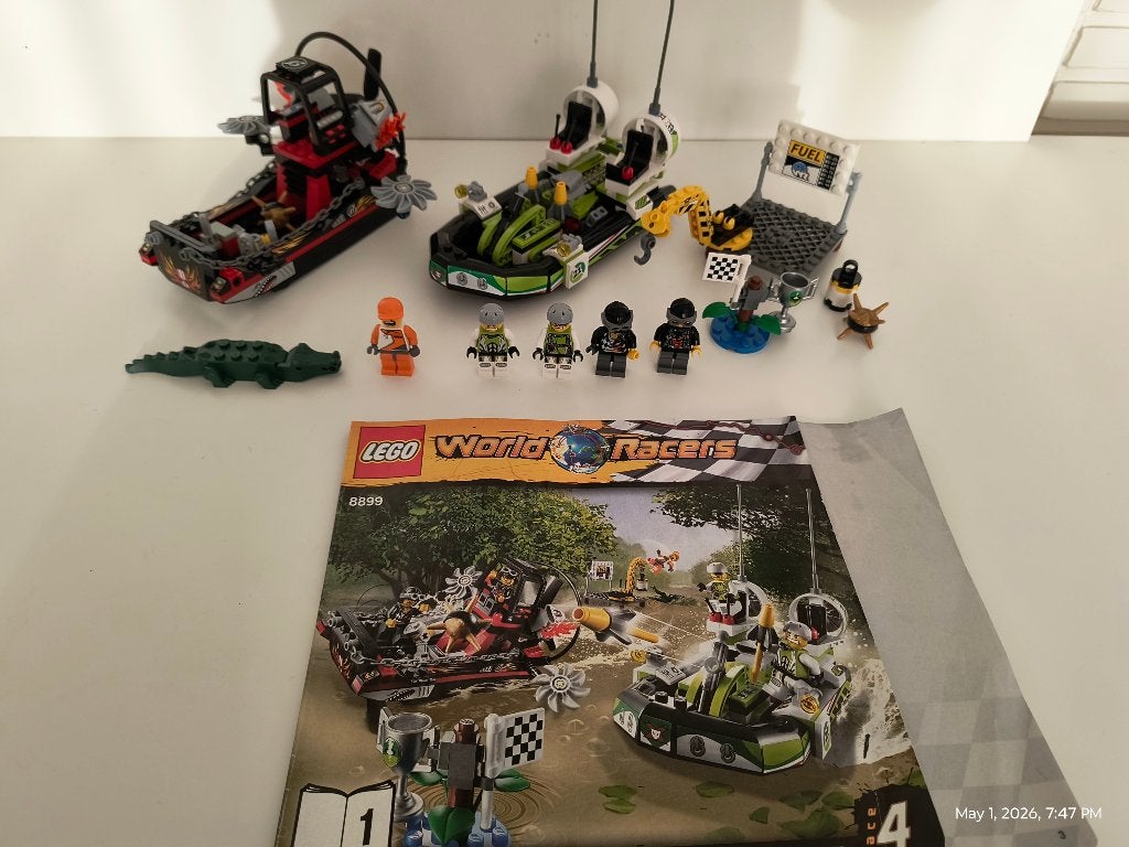 LEGO World Racers 8899 gator swarm, Lego, Ophalen of Verzenden, Zo goed als nieuw, Compleet