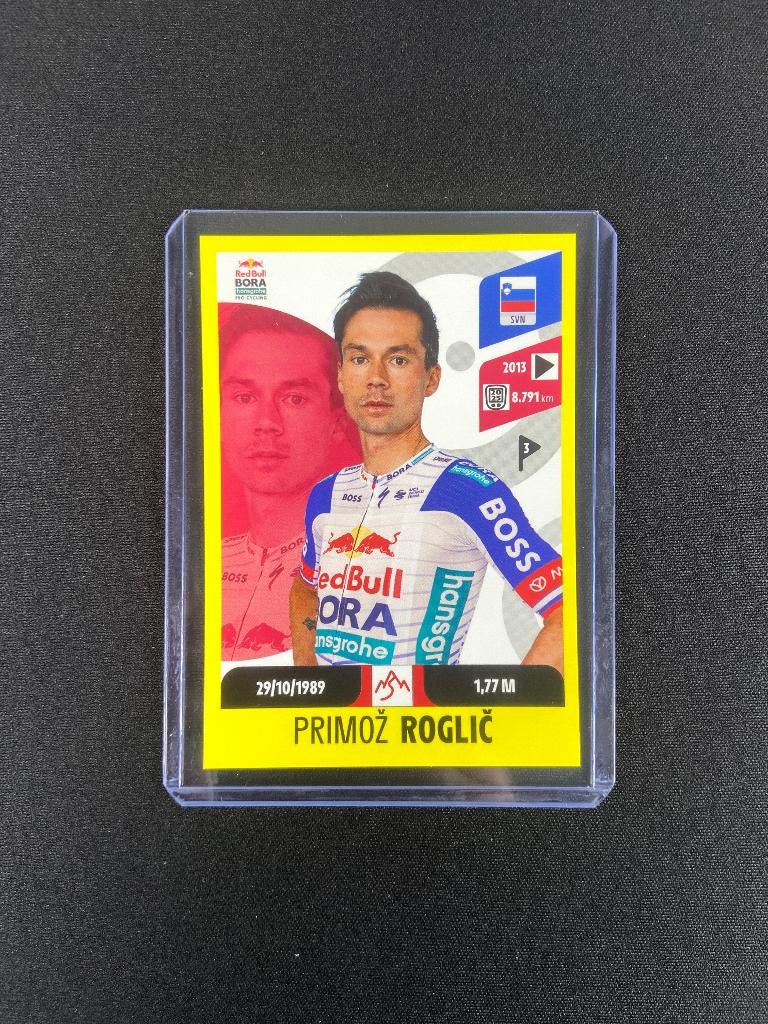 Primoz Roglic Panini Tour de France 2026 Sticker Red Bull, Verzenden, Zo goed als nieuw, Overige sporten, Poster, Plaatje of Sticker