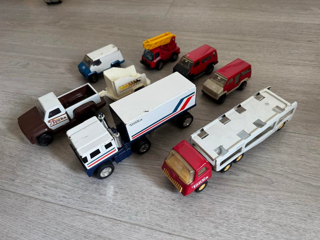 Tonka speelgoedauto's en vrachtwagens - Vintage collectie, Ophalen of Verzenden, Gebruikt