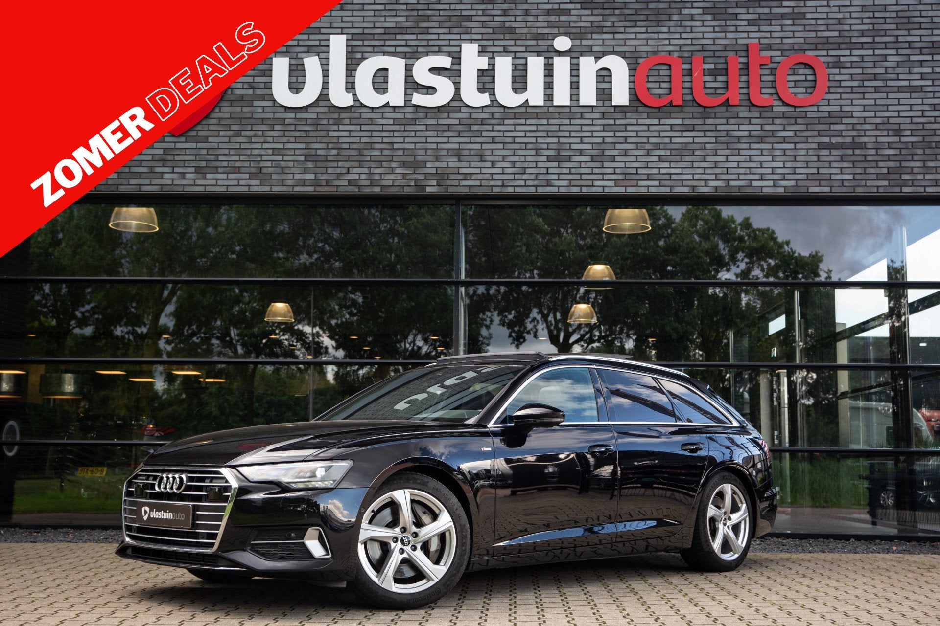 Audi A6 Avant 50 TFSI e quattro S edition , Panoramadak, Tre, Auto's, Automaat, 77 km/l, Gebruikt, Zwart