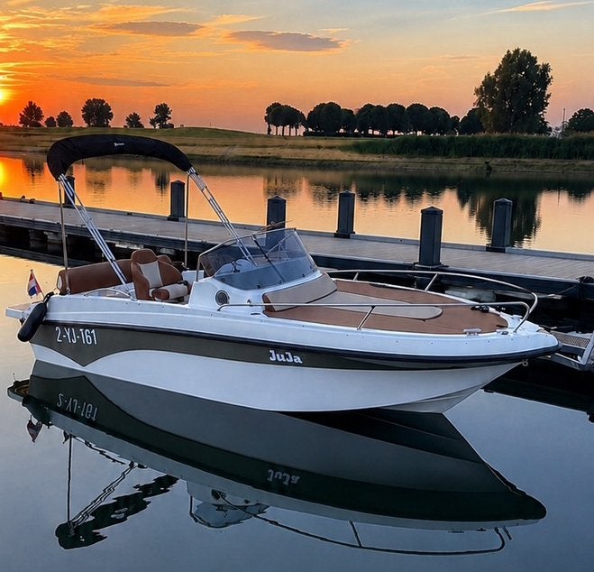 Trident 530 Sundeck (23,7 vaaruren) NIEUWSTAAT, Ophalen, Overige merken, Met afstandsbediening, 120 tot 200 pk