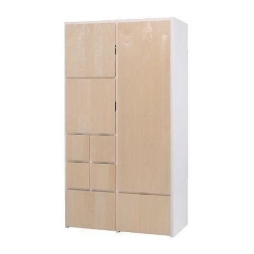 Kledingkast - ikea rakke (visthus) - Gebruikt, Huis en Inrichting, Kasten | Kledingkasten, Ophalen, Gebruikt, 100 tot 150 cm, Met lade(s)
