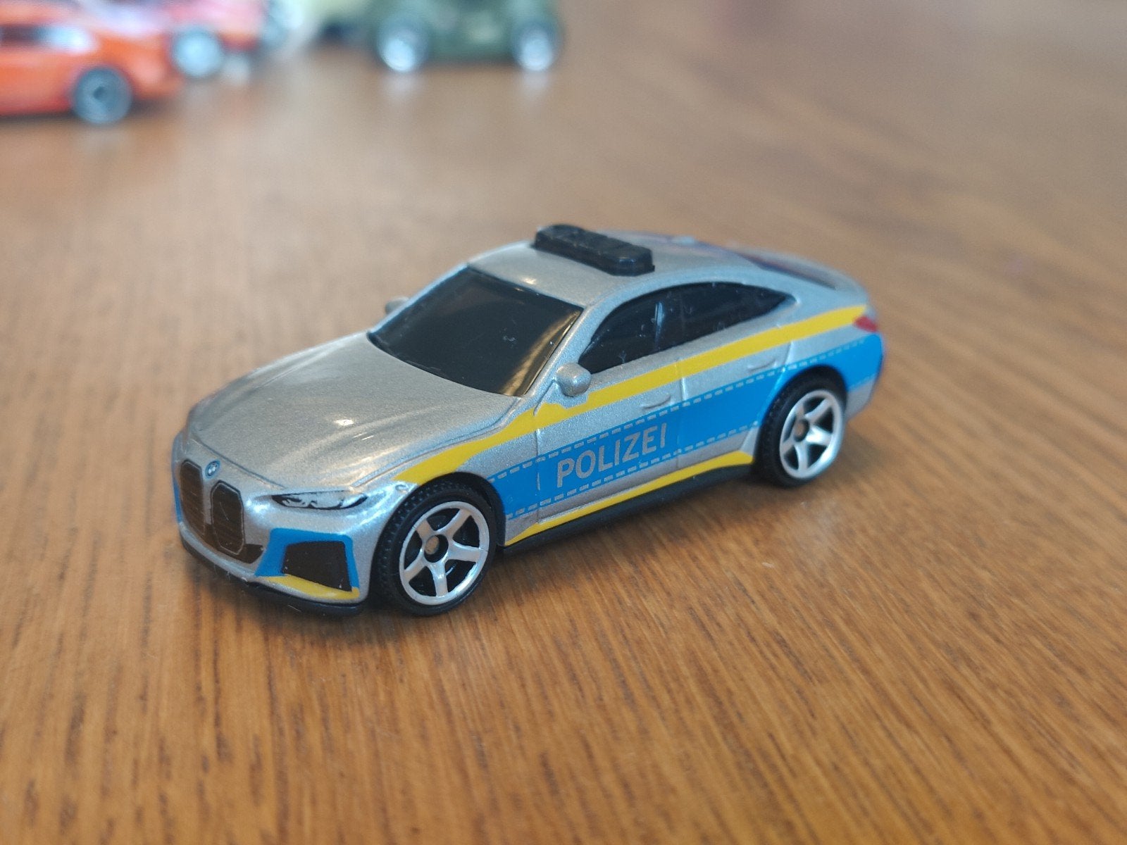 Matchbox BMW i4 Polizei, Ophalen of Verzenden, Zo goed als nieuw, Auto