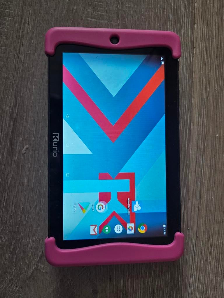 Kurio Tablet met roze beschermhoes, Computers en Software, Android Tablets, Kurio, Gebruikt, Ophalen of Verzenden, Wi-Fi