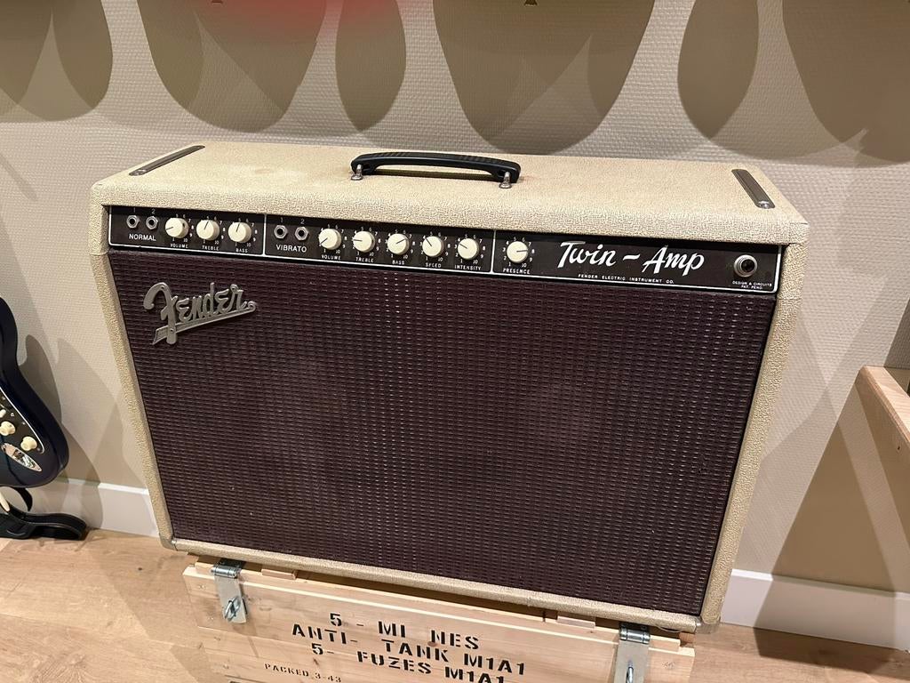 1962 Fender Twin Amp, Ophalen, Zo goed als nieuw, Minder dan 50 watt