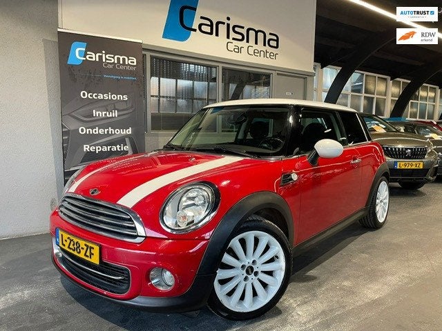 Mini Mini 1.6 Cooper Chili Clima|Cruise|PDC, Auto's, Voorwielaandrijving, Zwart, 4 stoelen, Leder en Stof
