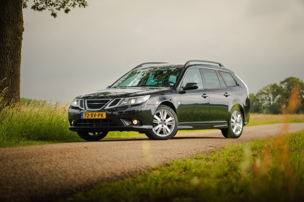 Saab 9-3 2.0 T Estate AUT 2007 Zwart, Auto's, Saab, Bedrijf, Saab 9-3, ABS, Alarm, Automatische klimaatregeling, Bluetooth, Boordcomputer