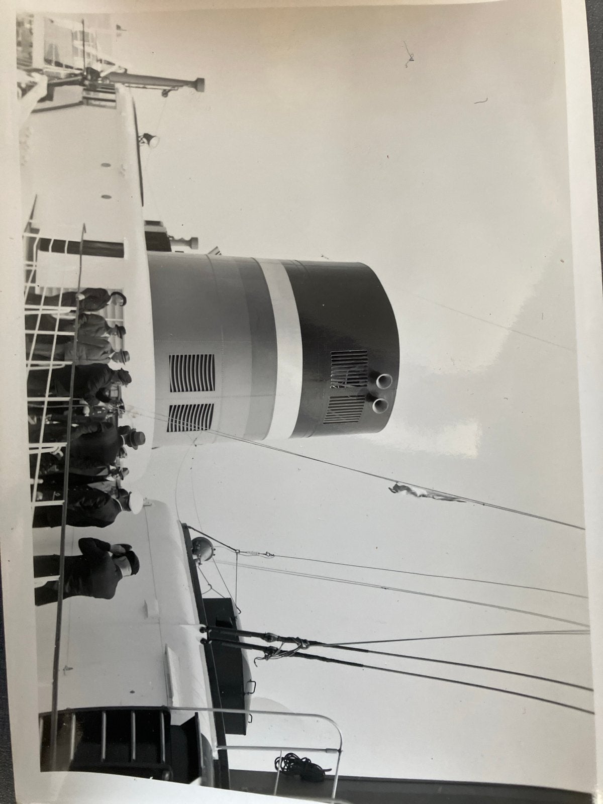 Foto Schoorsteen mailboot Emma 1939 Vlissingen, Verzamelen, Verzenden, Gebruikt