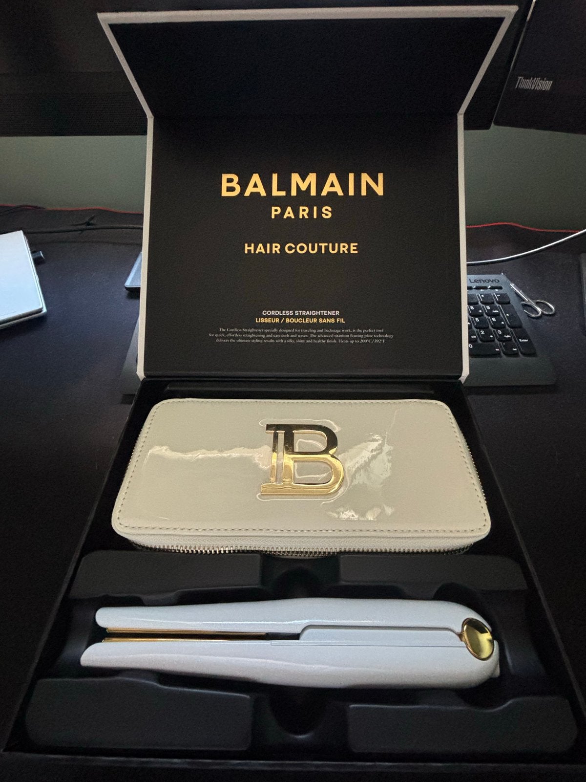 Balmain Paris Hair Couture Draadloze Stijltang Limited Editi, Ophalen of Verzenden, Nieuw, Krultang of Stijltang