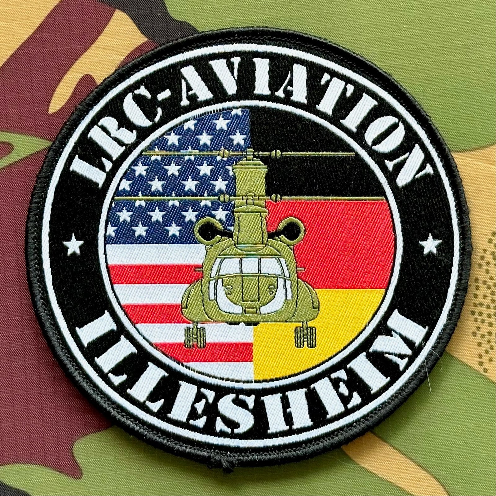 Patch LRC-Aviation Illesheim, Ophalen of Verzenden, Luchtmacht, Duitsland, Embleem of Badge