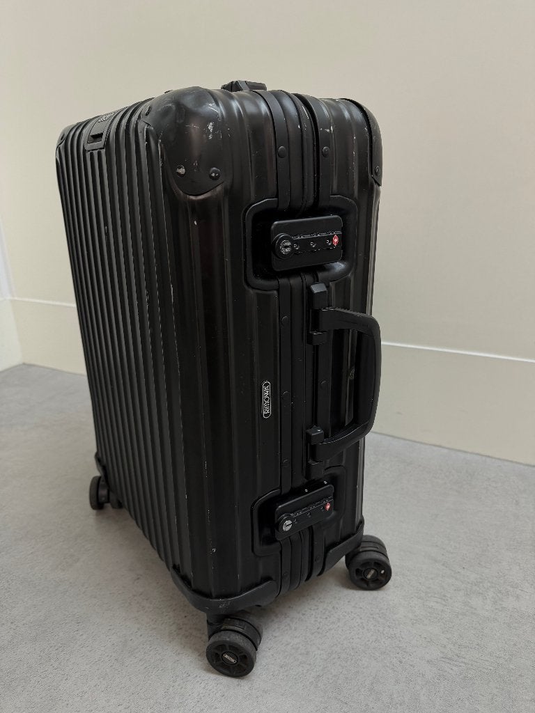 Rimowa Topas aluminium koffer, handbagage, Wieltjes, Gebruikt, 50 tot 60 cm, Ophalen of Verzenden