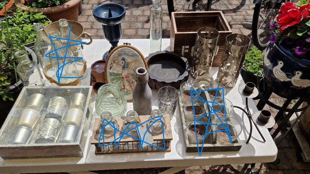 oude brocante spulletjes, Antiek en Kunst, Ophalen of Verzenden